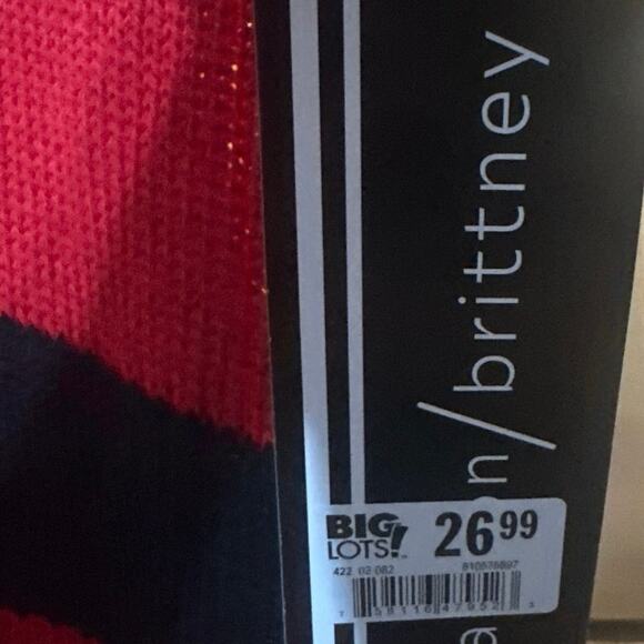 2 piece sexy Mrs. Clause Santa sweater dress set w/hat size XL New with tags - Picture 5 of 13